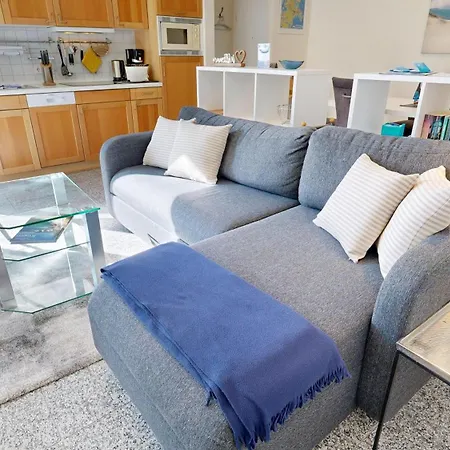 Апартаменты Strandnahe Mit Schwimmbad Im Haus, A Cappella 03, Остзебад Бинц